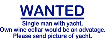 Wanted, Single man.... - Click Image to Close
